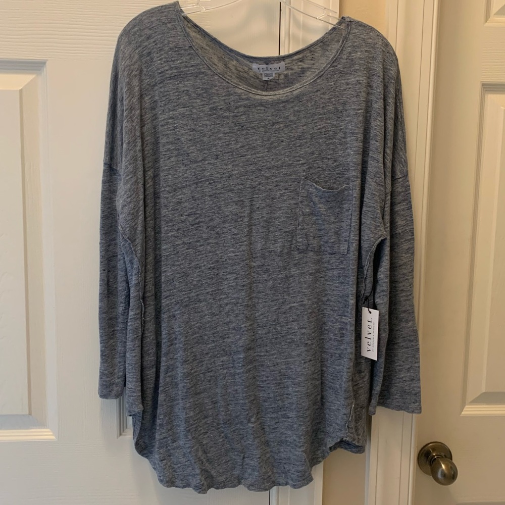 Velvet top, new with tag
